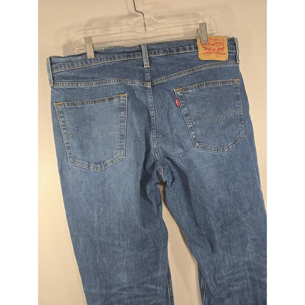 Levi's 541 Athletic Taper Jeans Mens 36x32 Dark Wash Denim Pants
